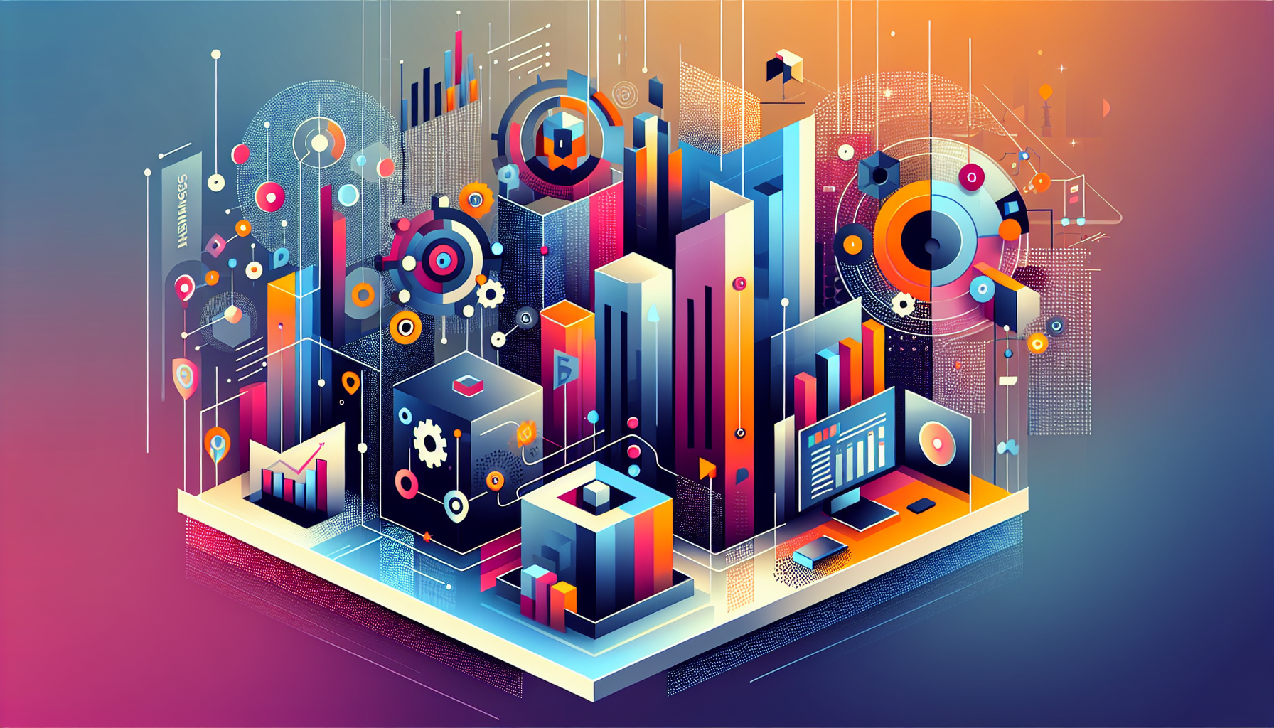 10 Crucial Small Business AI Marketing Strategies - small business AI marketing strategies illustration showing small busi...