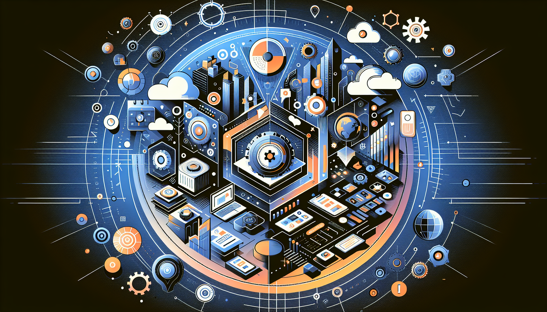 Best Social Media Marketing Services for Entrepreneurs - social media marketing illustration showing social media marketin...