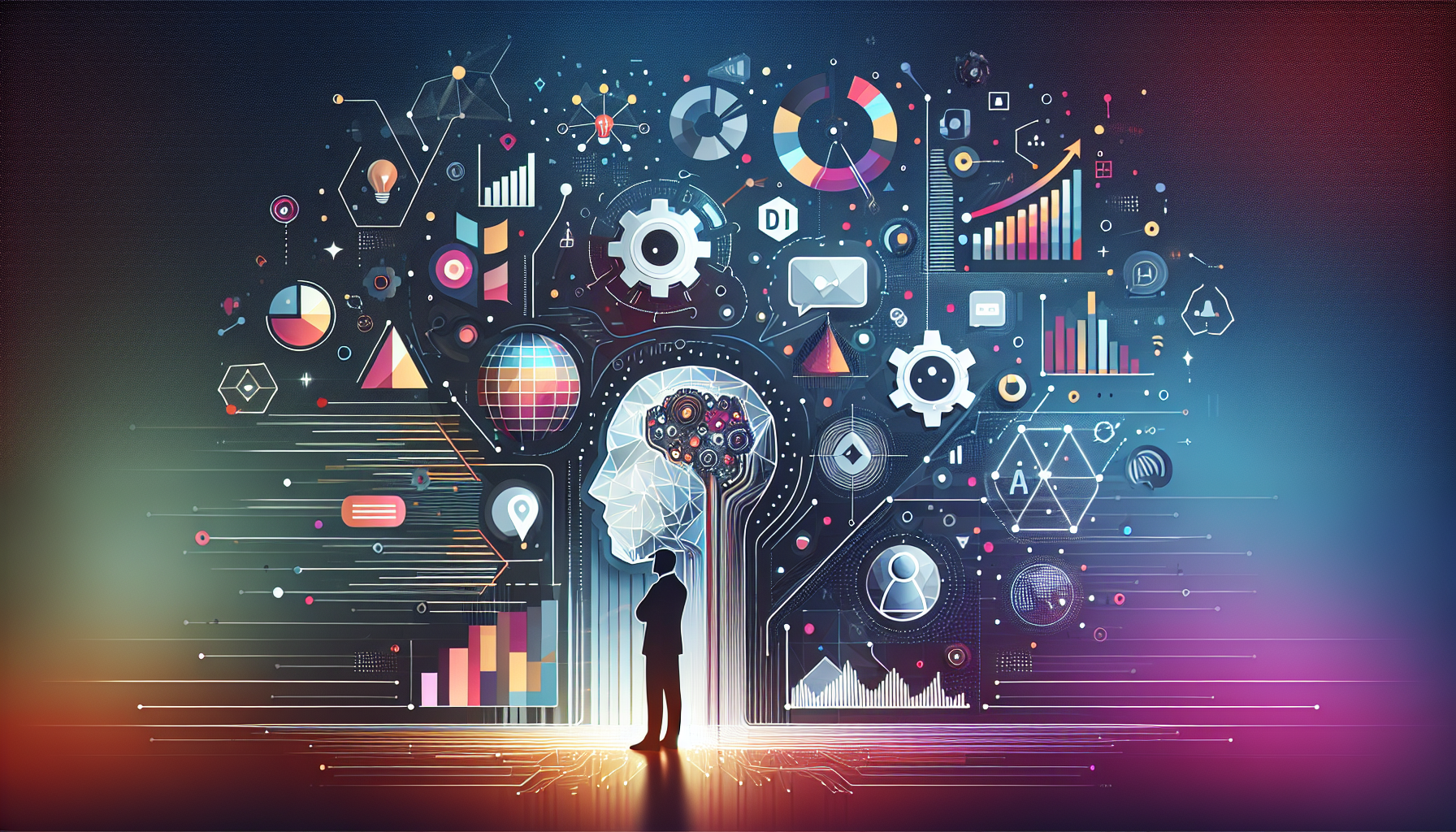 Digital Marketing with AI for Startups: A Guided Playbook - digital marketing with AI for startups illustration showing di...