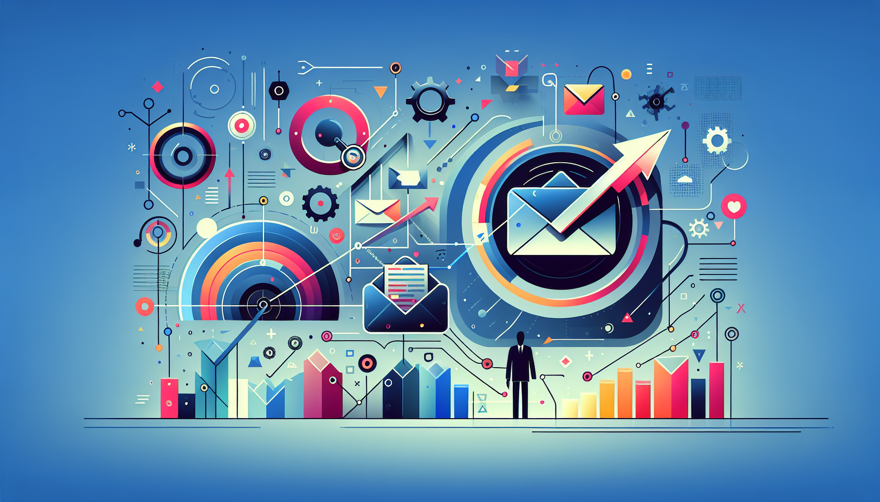 Email Marketing Automation That Feels Personal - email marketing automation illustration showing email marketing automatio...