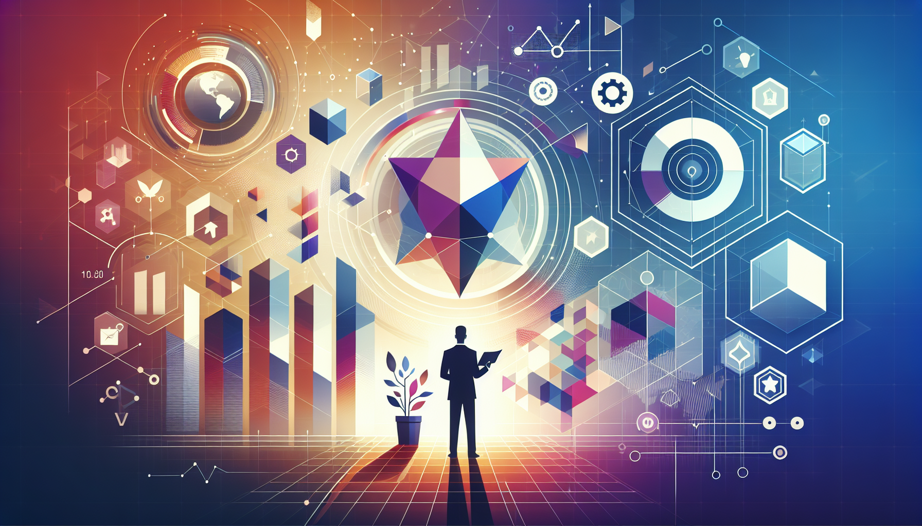 Strategic Content Marketing That Converts - content marketing illustration showing content marketing concepts, business st...