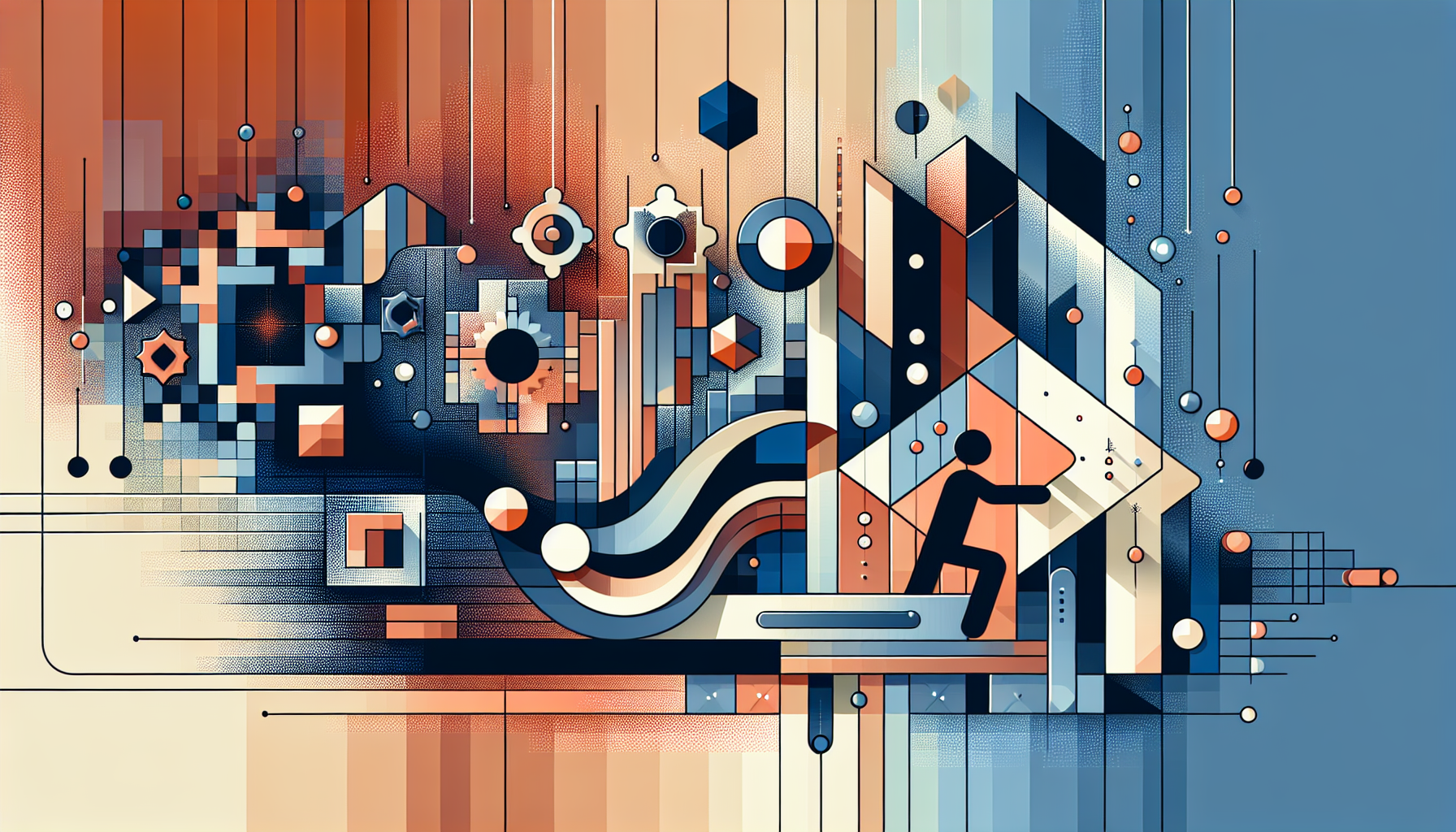 The Art of Pivoting: Mastering Business Change - entrepreneurship pivot illustration showing entrepreneurship pivot concep...