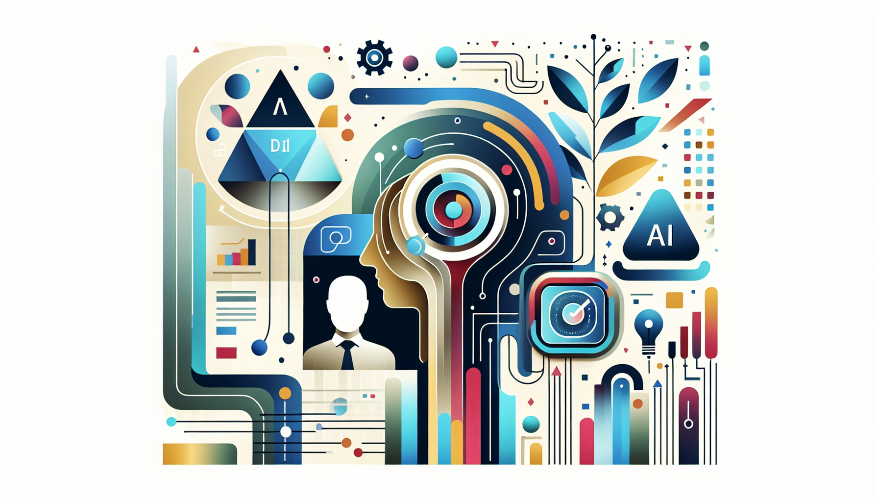 Top 10 AI Digital Marketing Tools for Small Businesses - AI digital marketing tools for small businesses illustration show...