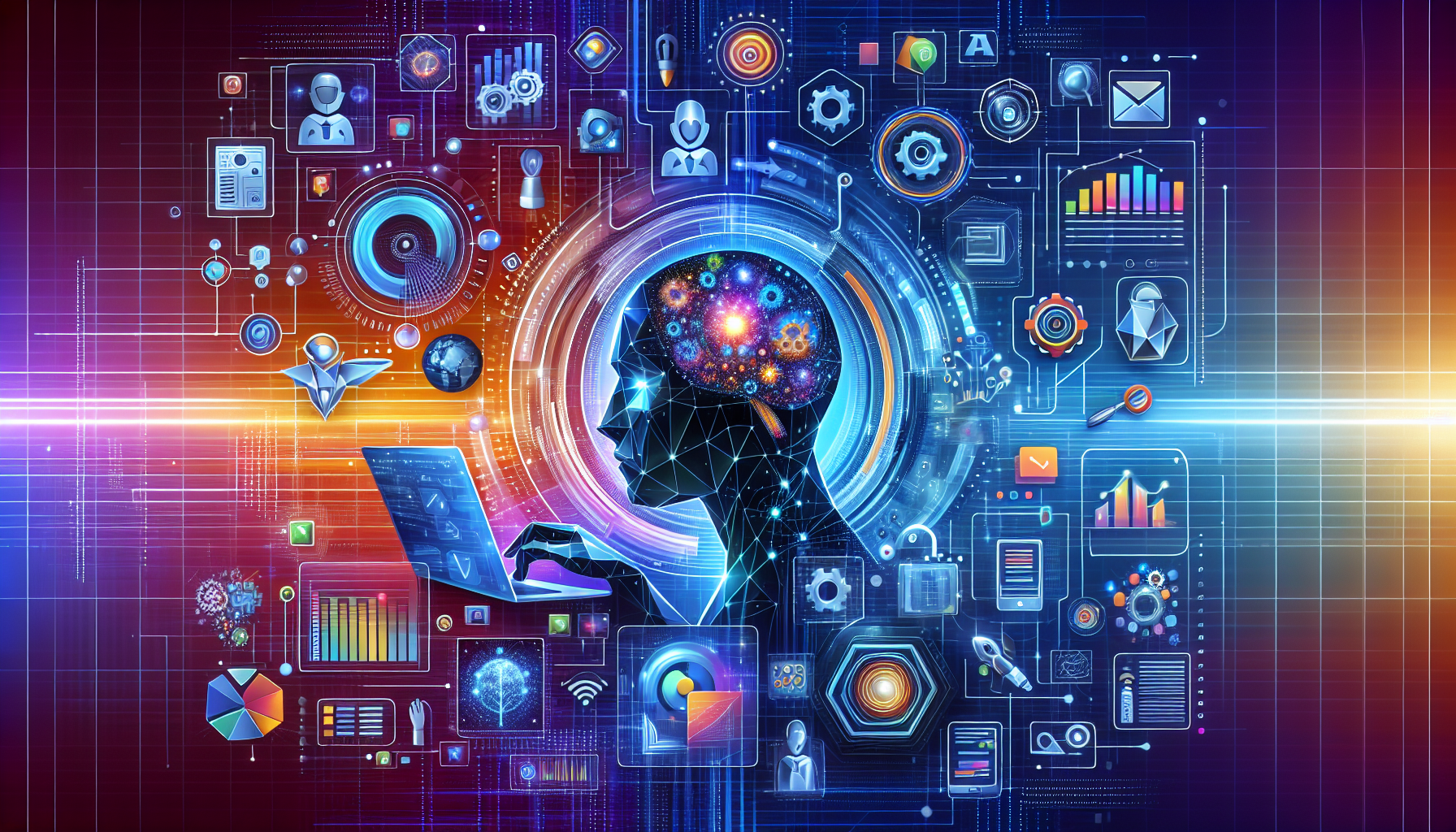 Top 10 AI Marketing Tools List for B2B Leaders - AI marketing tools list illustration showing ai marketing tools list conc...